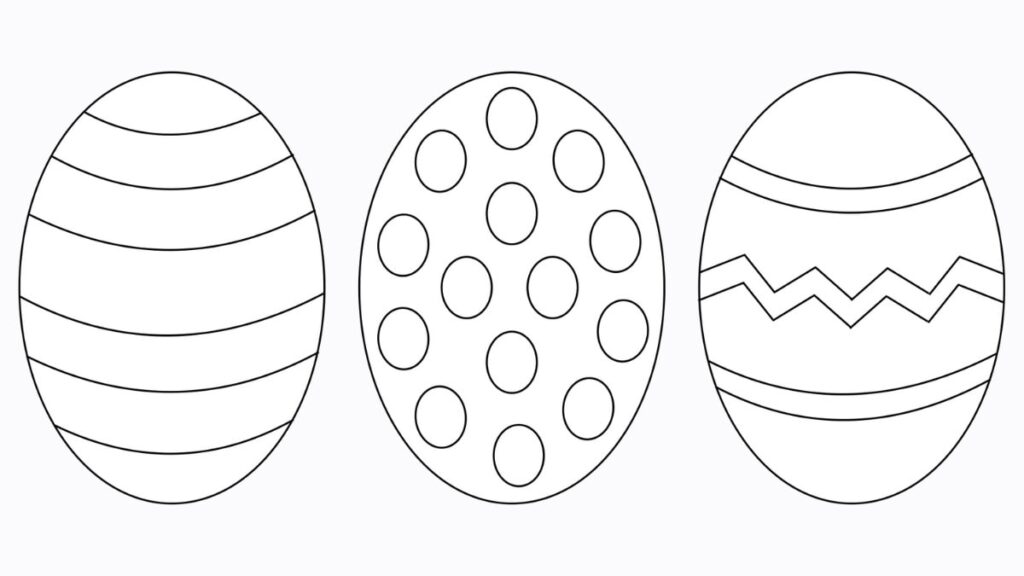 Free Printable Easter Egg Templates