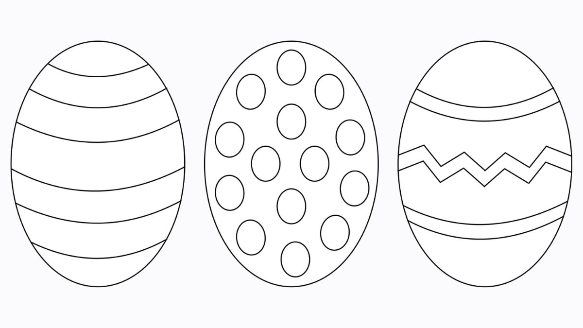 Free Easter Egg Template 8 Easy Crafts The Craft at Home Family