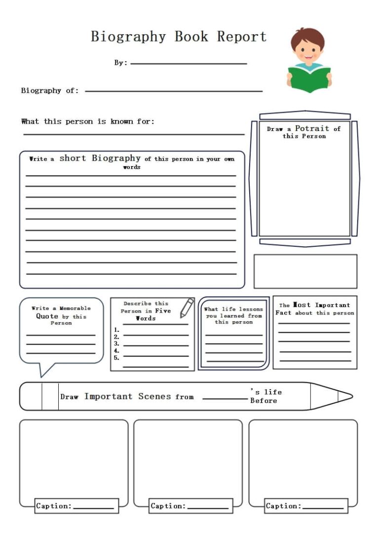 Free Editable Biography Graphic Organizer Examples EdrawMax Online ...