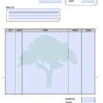 Free Landscaping Lawn Care Service Invoice Template PDF WORD EXCEL