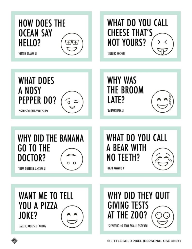 Jokes For Kids Printable