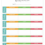 Free Meal Plan Printables Family Fresh Meals