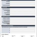 Free One Page Business Plan Templates Smartsheet