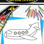 Free Printable Airplane Template Simple Mom Project