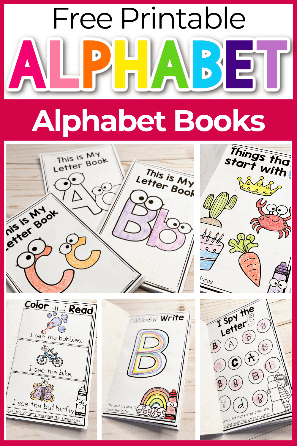 Free Printable Alphabet Books For Preschoolers 