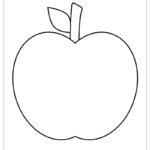 Free Printable Apple Template Large And Small Sizes Pjs And Paint