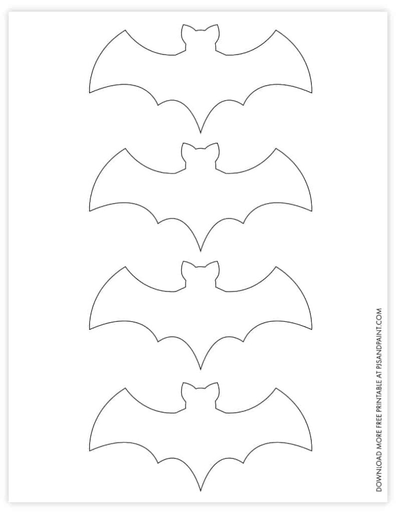 Printable Bat Template
