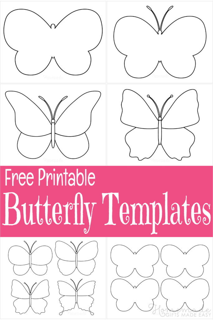 Printable 3d Butterfly Template Fillable Form 2023