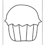 Free Printable Cupcake Template free Instant PDF Download