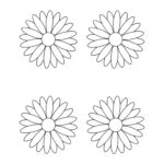 Free Printable Daisy Templates Daisy Shape Flower PDFs