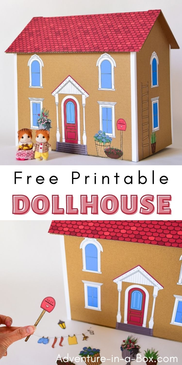 Free Printable Dollhouse Template Free Printable Paper Dolls Paper Toys Template Paper Doll House