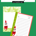 Free Printable Elf On The Shelf Letter Templates Lil Tigers