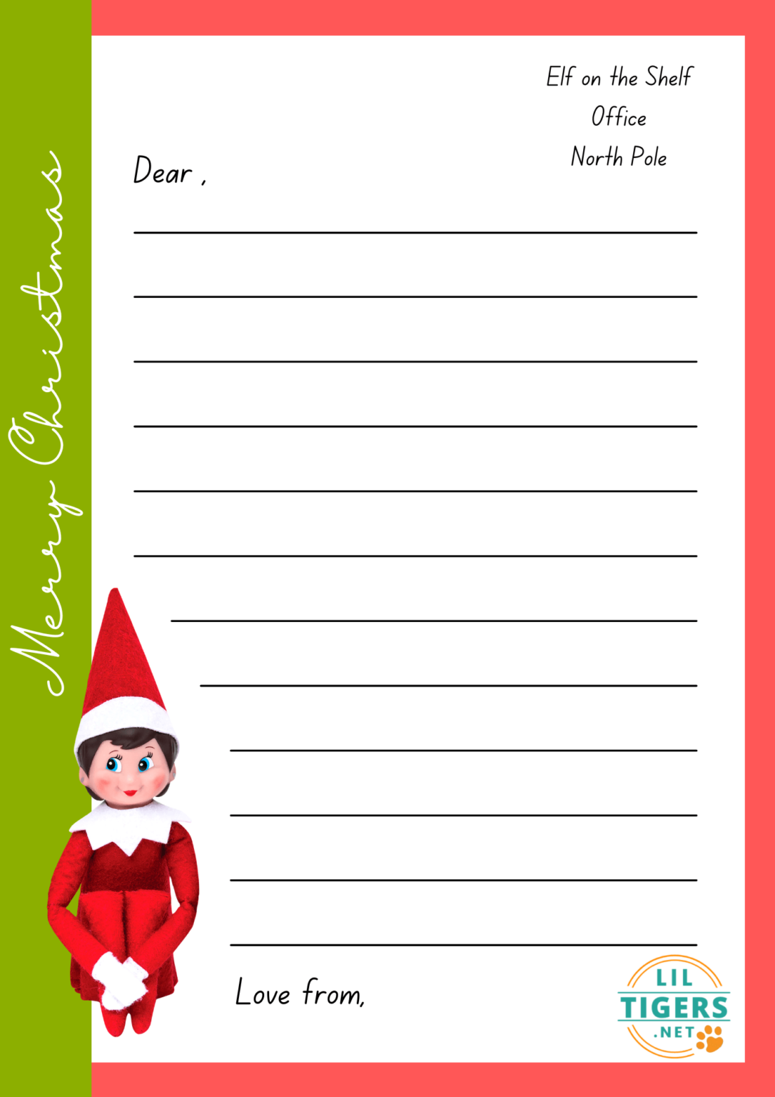 Printable Elf Letter Templates Fillable Form 2024