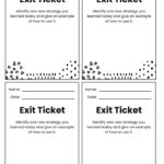 Free Printable Exit Ticket Templates You Can Customize Canva