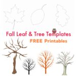 Free Printable Fall Leaf And Tree Templates Emma Owl