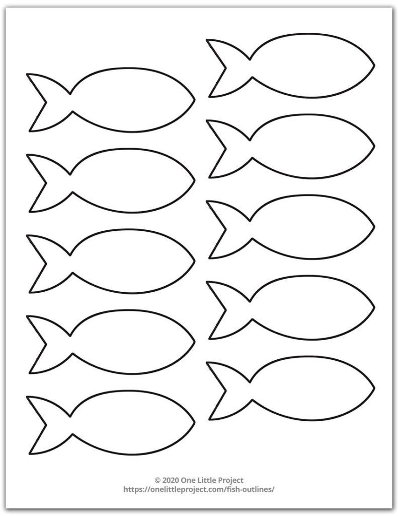 Fish Template Free Printable