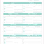 Free Printable Fitness Planner