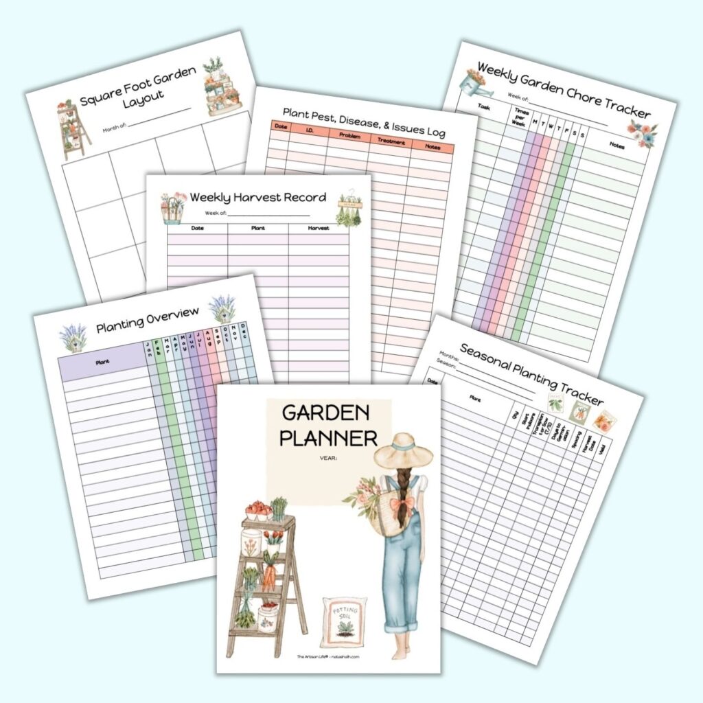 Free Printable Garden Planner For A Successful Garden The Artisan Life