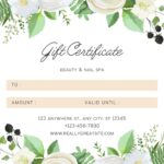 Free Printable Gift Certificate Templates To Customize Canva