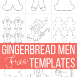 Free Printable Gingerbread Man Templates Coloring Pages