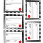 FREE Printable Hall Pass And Supply Alert Cards