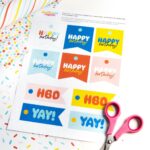 Free Printable Happy Birthday Tags Design Eat Repeat