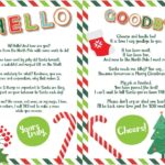 Free Printable Hello And Goodbye Elf Letters Skip To My Lou