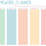 Free Printable Homework Planner For Students Simply Being Mommy