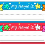 Free Printable Name Tags For Preschoolers TeachersMag