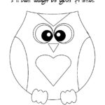 Free Printable Owl Template Coloring Home