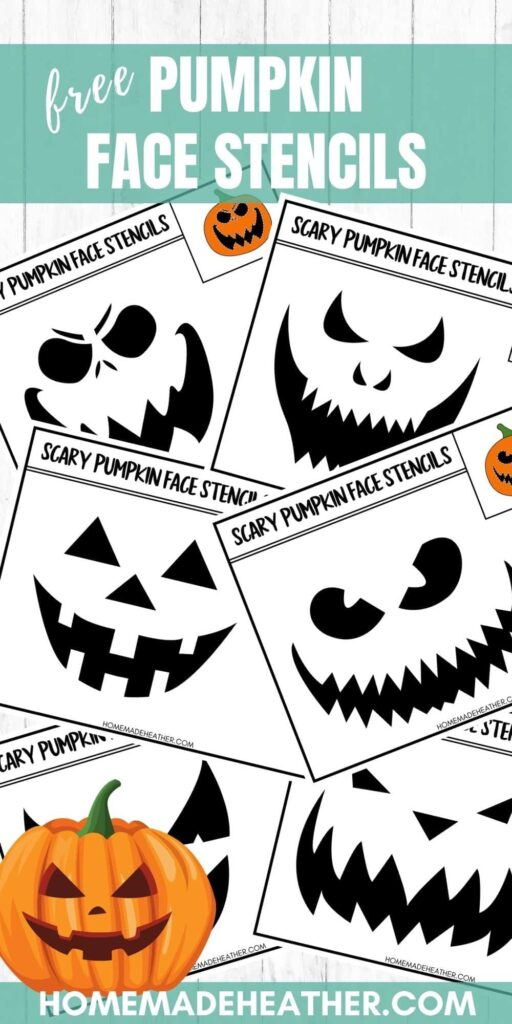 Pumpkin Face Printable Template