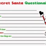 Free Printable Secret Santa Form FREE DOWNLOAD Secret Santa Form Work Secret Santa Secret Santa Questionnaire