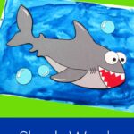 Free Printable Shark Craft For Shark Week Mama Likes This