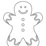 Free Printable Small Snowflake Templates Gingerbread Man Template Gingerbread Man Crafts Gingerbread Man