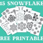 FREE Printable Snowflake Patterns Large And Small Snowflakes OriginalMOM