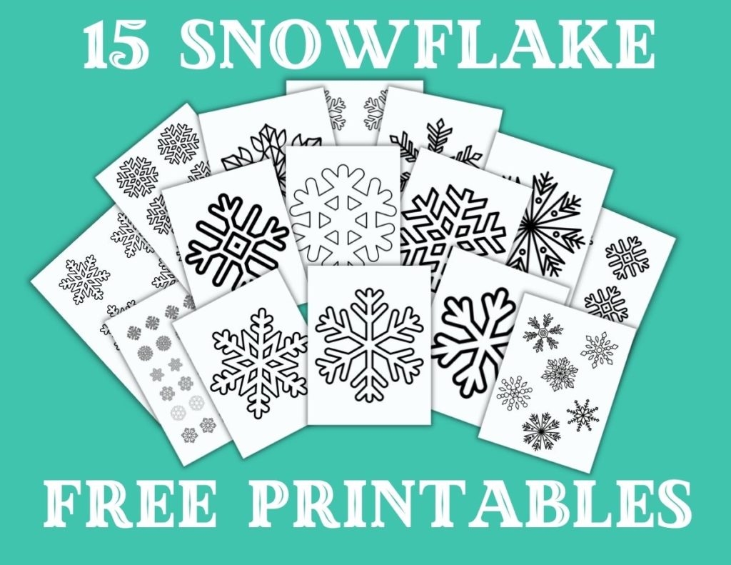 FREE Printable Snowflake Patterns Large And Small Snowflakes OriginalMOM