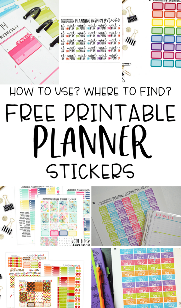 Free Printable Planner Stickers With Cut Files