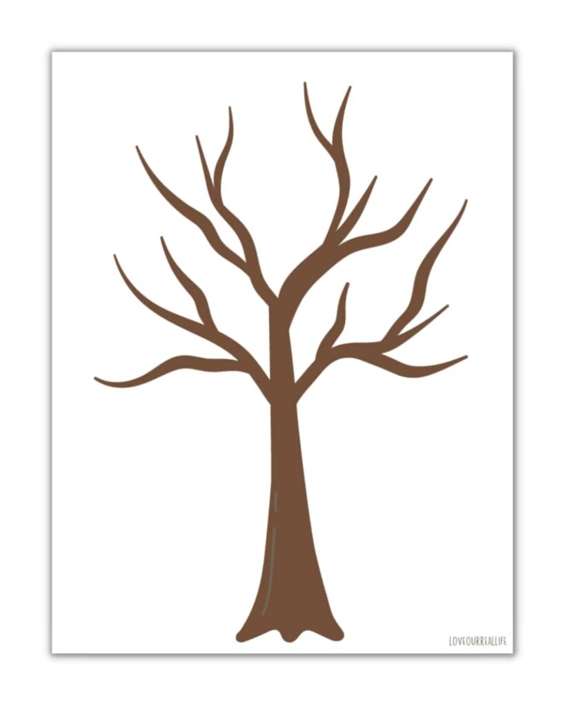 FREE Printable Trees Without Leaves Template 19 Pages Love Our Real Life