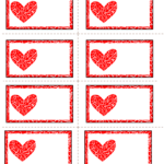 Free Printable Valentines Day Labels Imprimibles De Amor Corazones Para Imprimir Etiquetas De Regalo Imprimibles