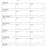 Free Printable Weekly Meal Plan Template Paper Trail Design