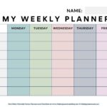 Free Printable Weekly Student Planner Making Lemonade Student Weekly Planner Study Planner Printable Student Planner Printable