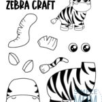 Free Printable Zebra Craft Template Simple Mom Project