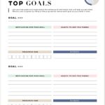 Free Printables Goal Project Planner Pages Botanical PaperWorks