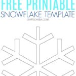 FREE Snowflake Template Printable PDF Snowflake Template Printable Snowflake Template Winter Crafts For Kids