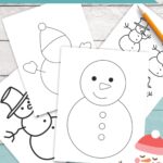 Free Snowman Template Printables Tons To Choose From