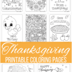 Free Thanksgiving Coloring Pages For Kids Adults