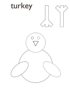 Turkey Body Template Printable - Fillable Form 2025