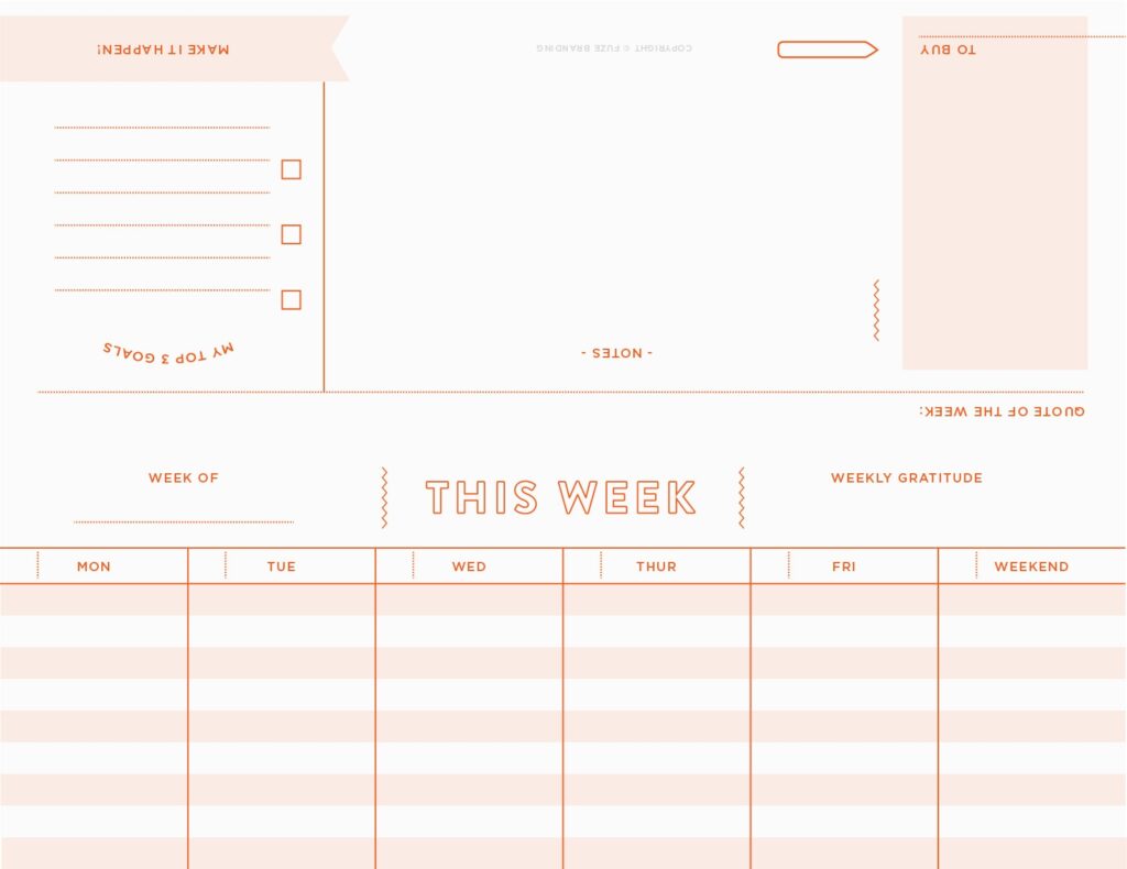 Free Printable Small Business Planner