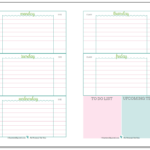 Getting Ready For Back To School Student Planner Printables