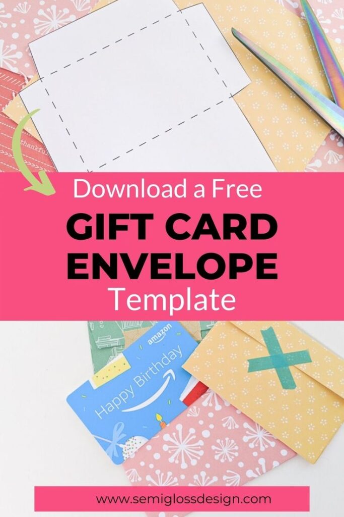 Printable Gift Card Holder Template